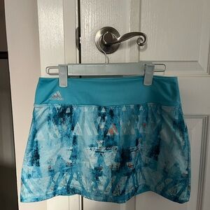 Adidas Kids Blue Patterned Skort